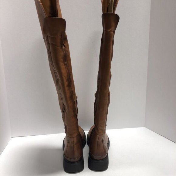 Franco Sarto Brown Over the Knee Boots - Picture 4 of 7